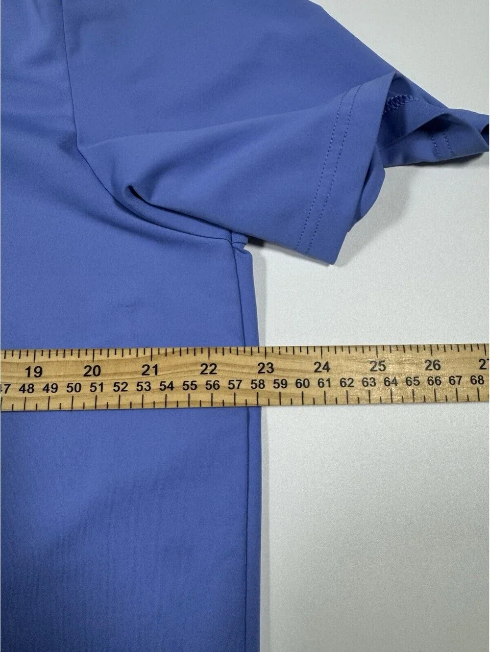 RLX Ralph Lauren Polo Shirt Mens L Blue Stretch Performance Golf Solid